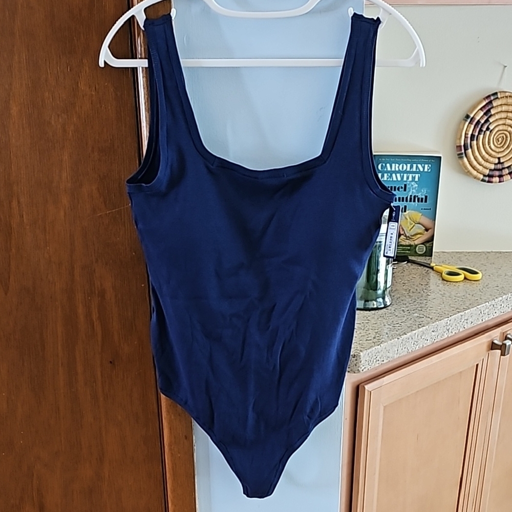 Gap Bodysuit w thong back - Blue NWT